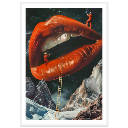 Lip Construction - Poster - Arthena