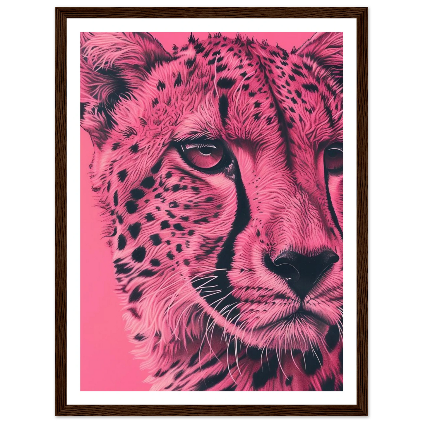 A Pink Cheetah - Poster - Arthena