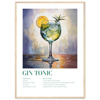 Gin Tonic - Poster - Arthena