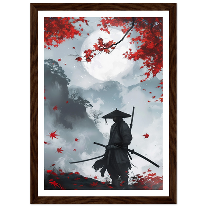 Crimson Leaves - Poster - Arthena