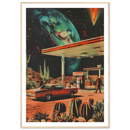 Interstellar Pit Stop - Poster - Arthena
