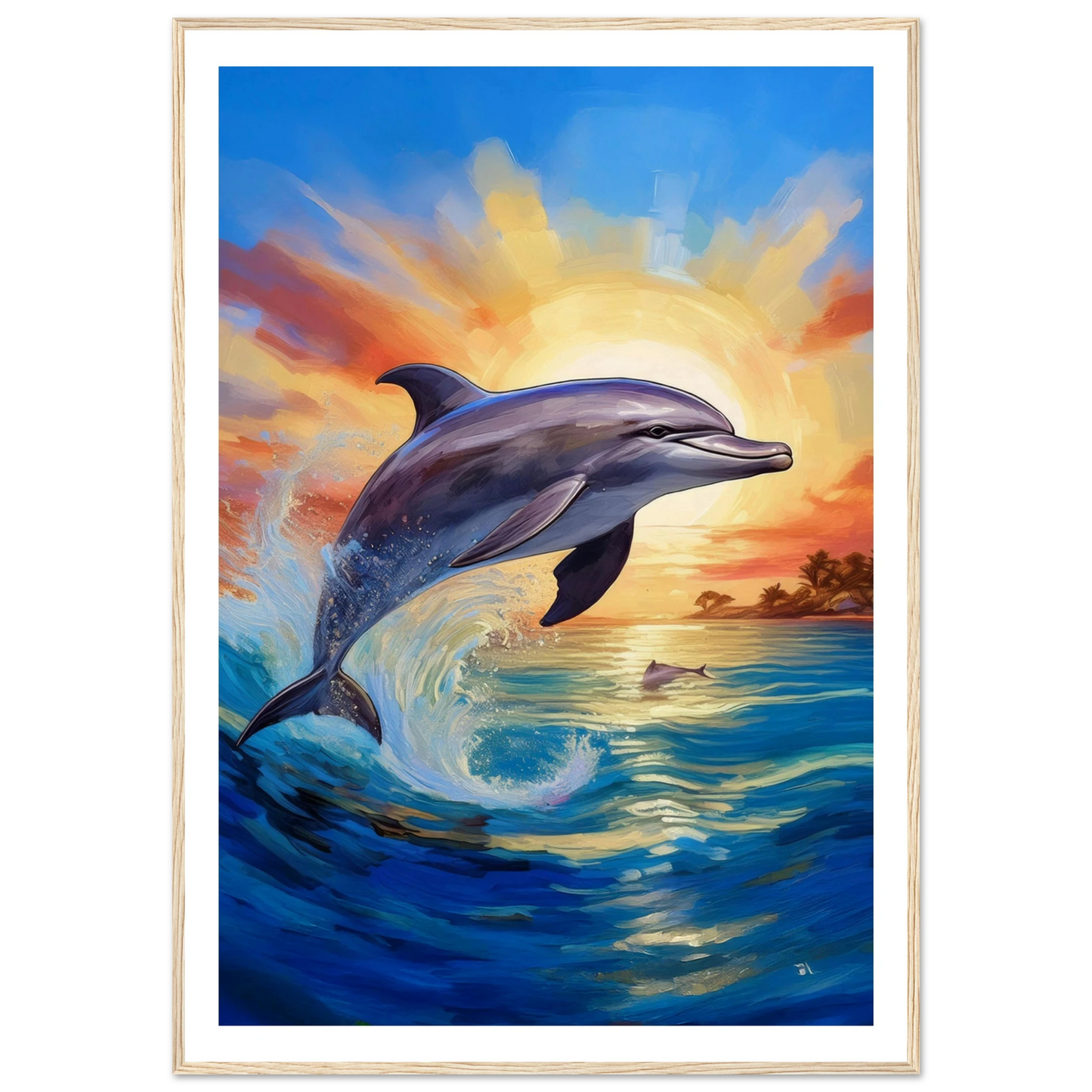 Happy Dolphine - Poster - Arthena