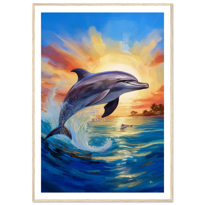 Happy Dolphine - Poster - Arthena