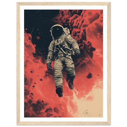 Scarlet Skies The Astronaut - Poster - Arthena
