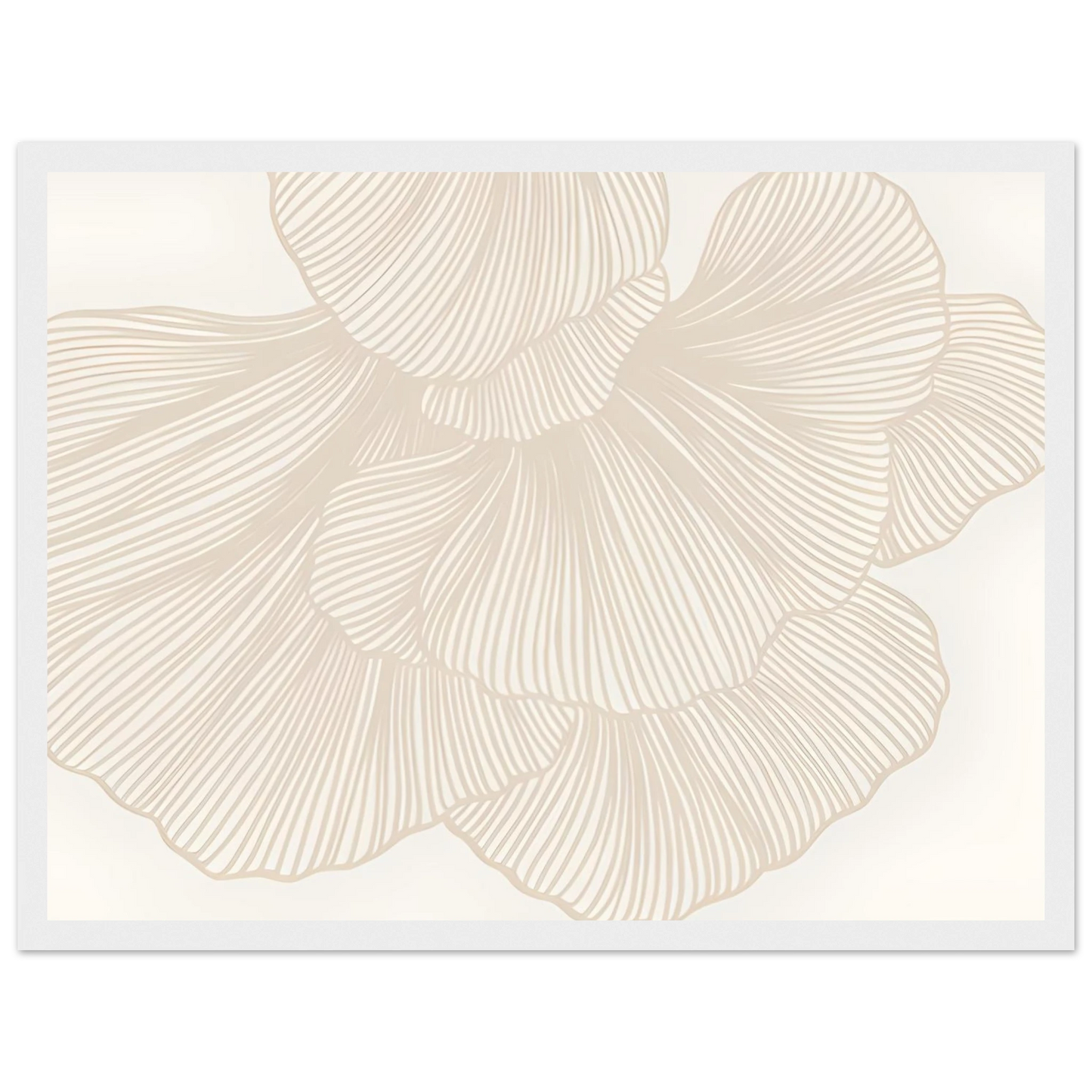 Flower Lines - Poster - Arthena