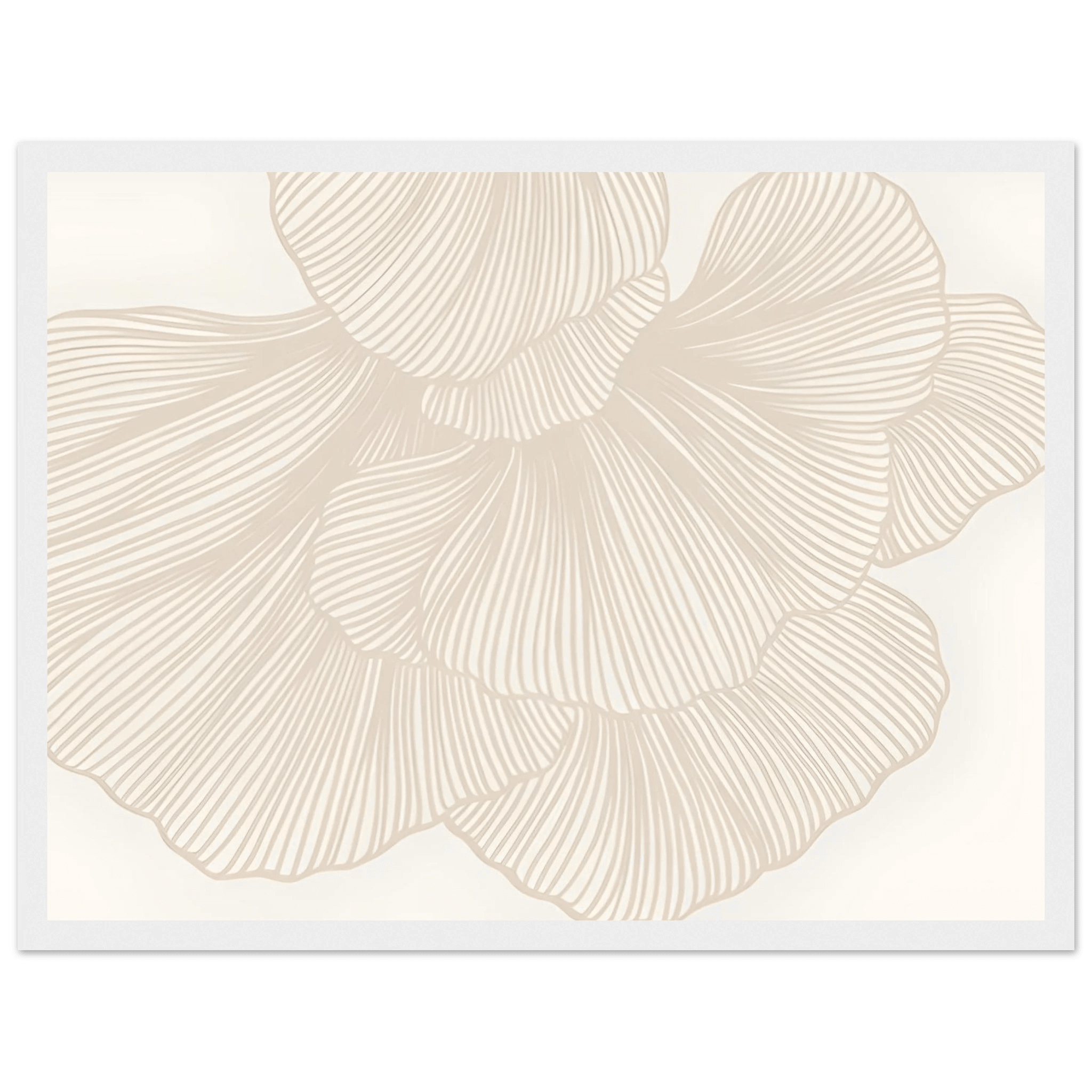 Flower Lines - Poster - Arthena