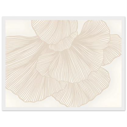 Flower Lines - Poster - Arthena