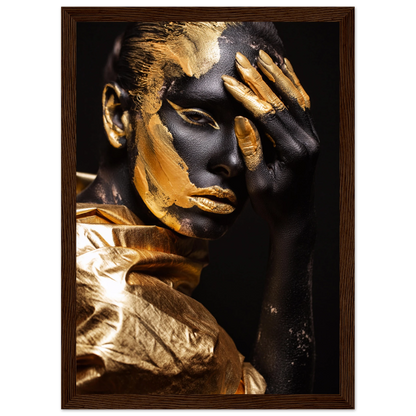 Eclipsed in gold - Poster - Arthena