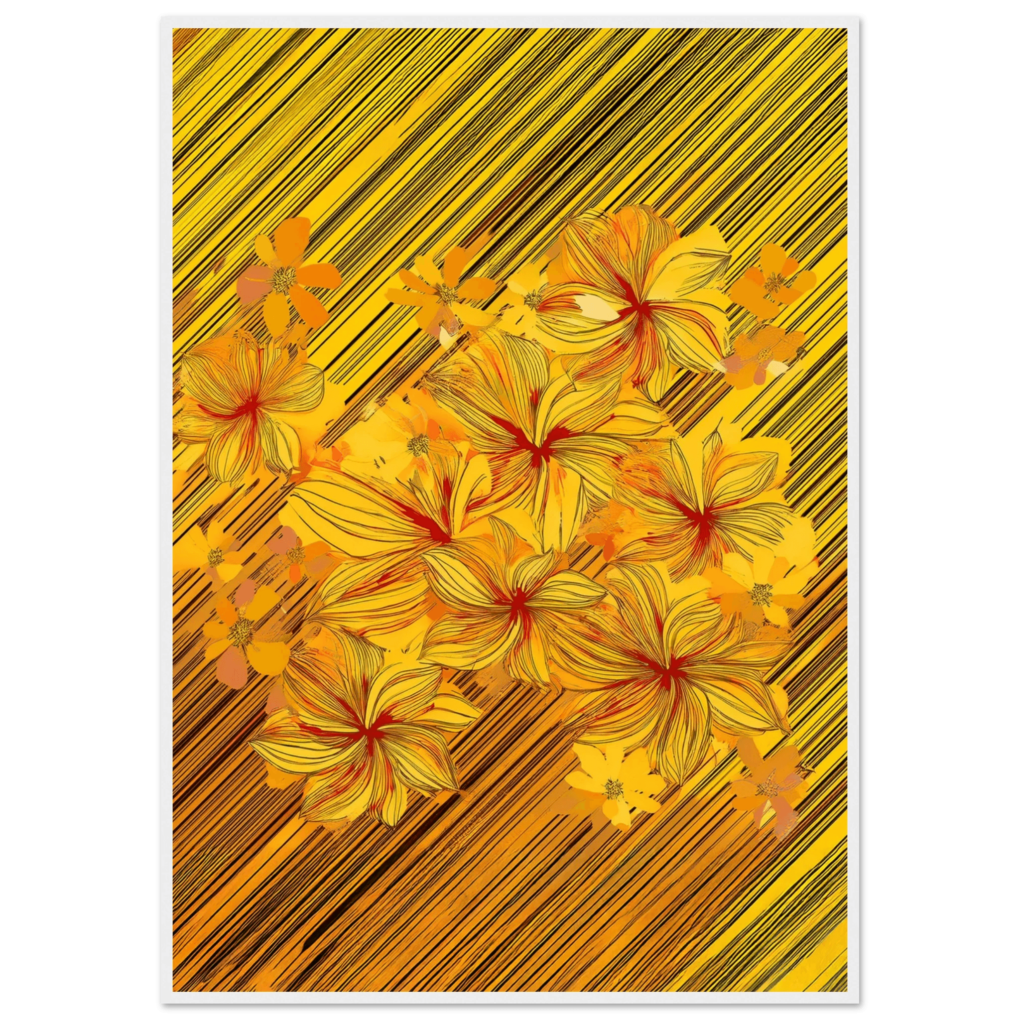 Golden Blossoms - Poster - Arthena
