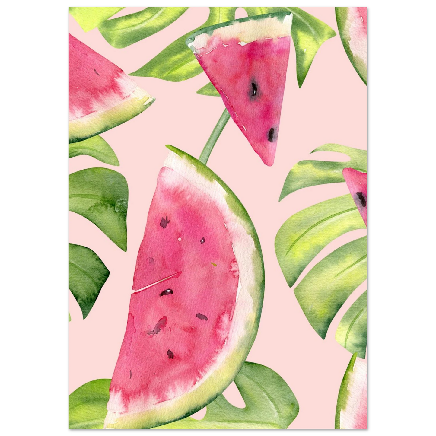 Watermelon Slices - Poster - Arthena