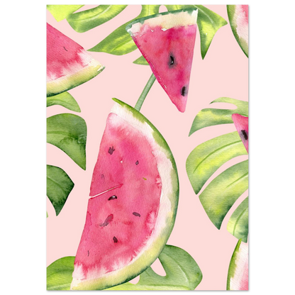 Watermelon Slices - Poster - Arthena