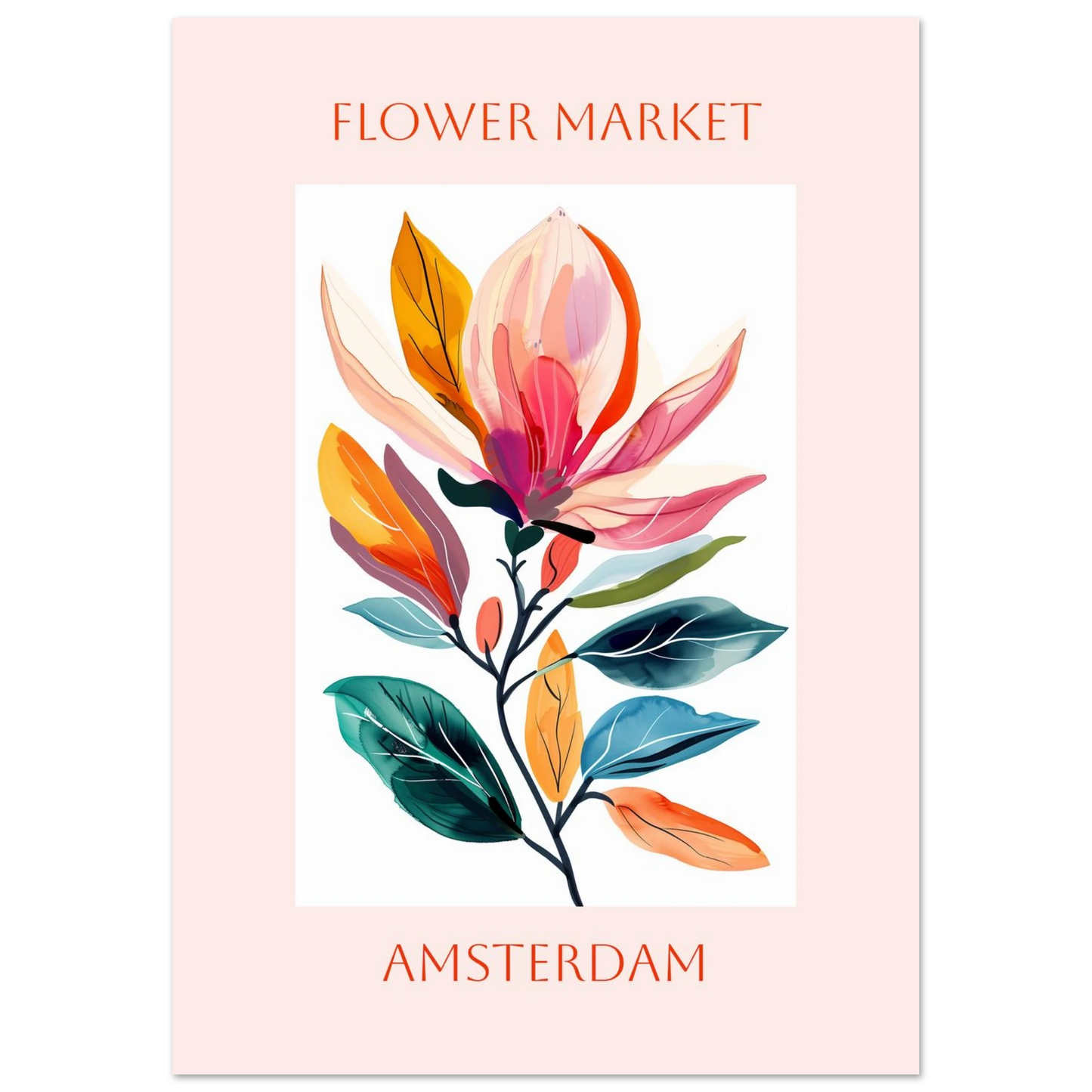 Flower Market - Poster - Arthena