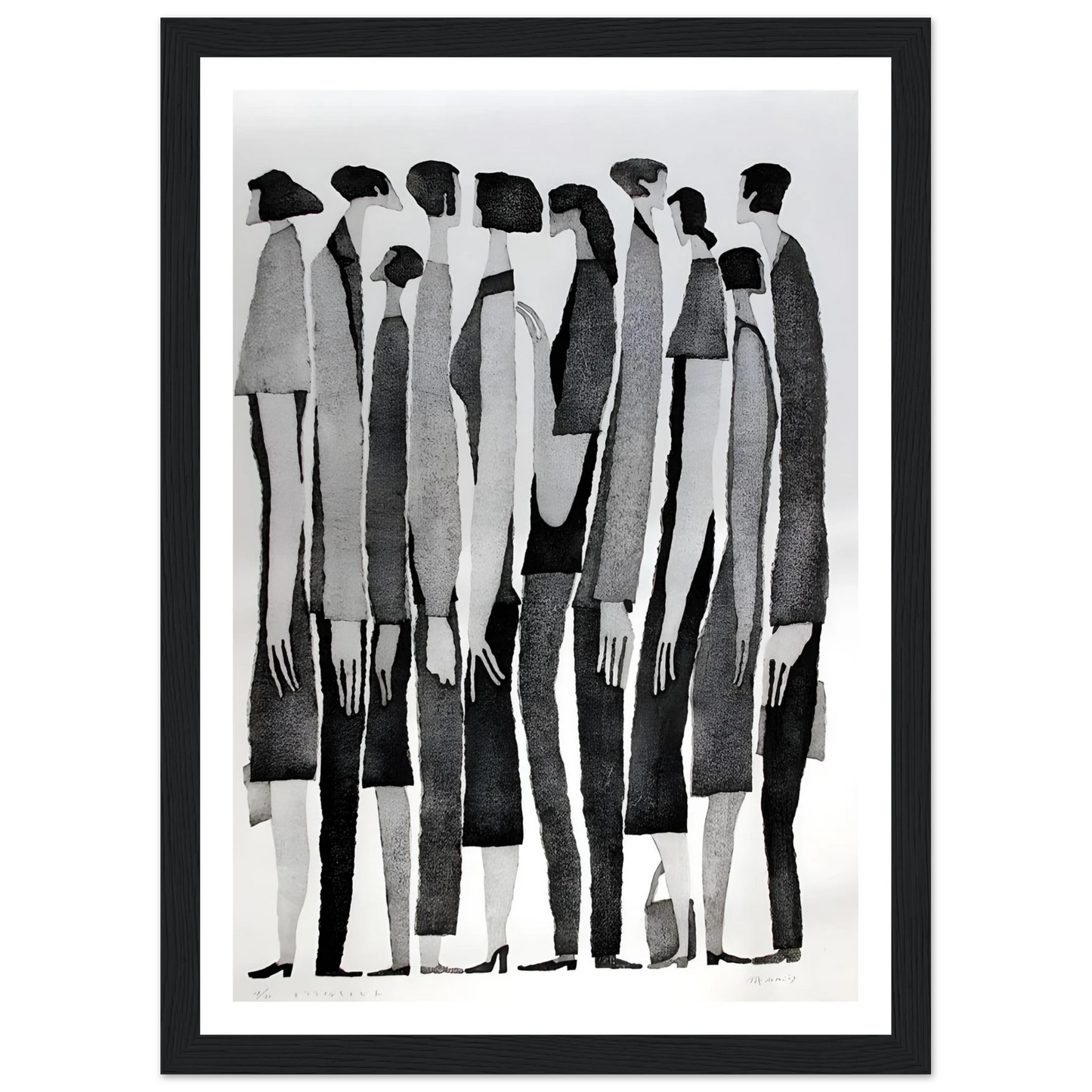 Silent Crowd - Poster - Arthena