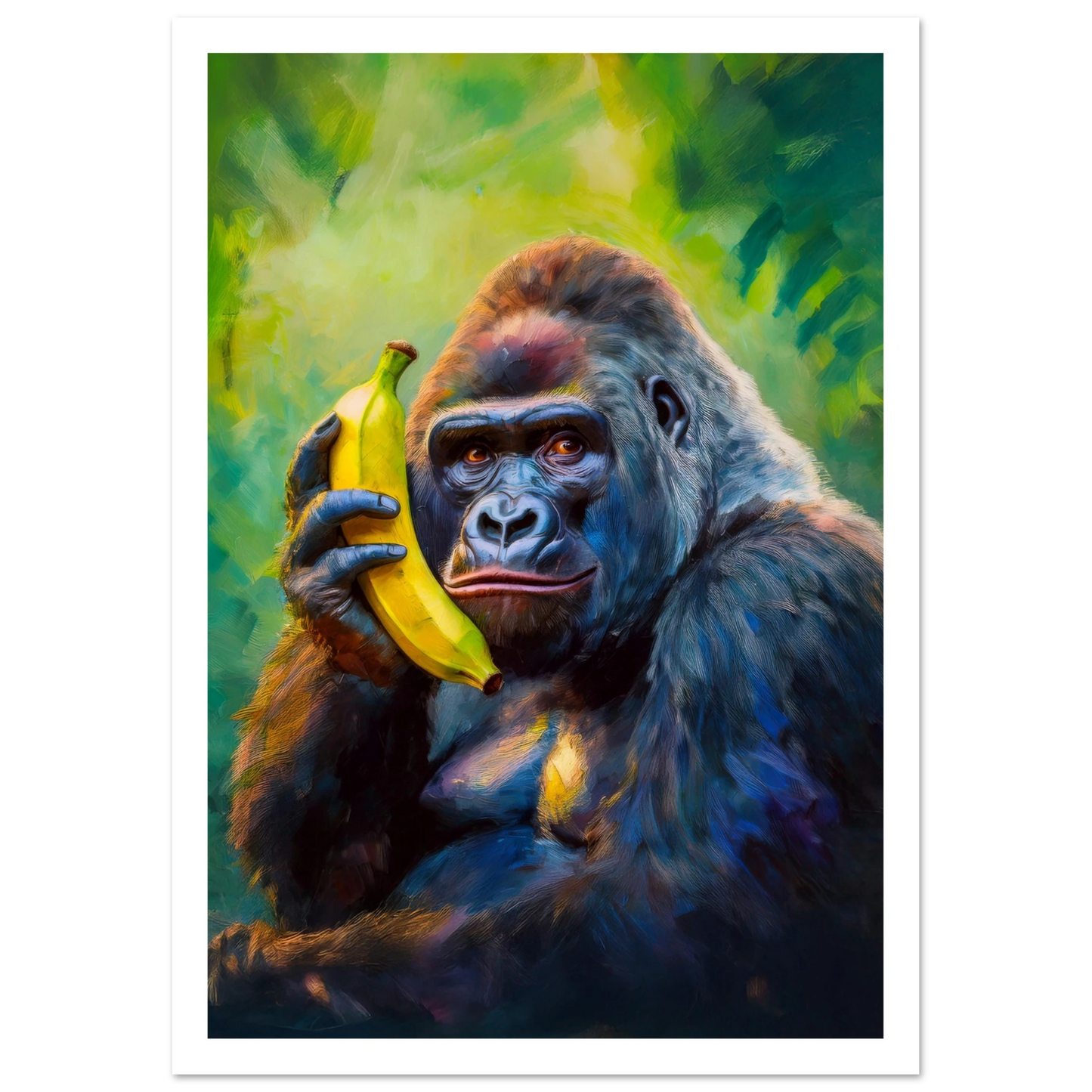 Gorilla on the Line - Poster - Arthena