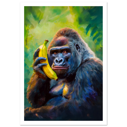 Gorilla on the Line - Poster - Arthena