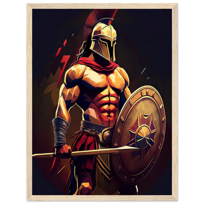 Spartan Warrior - Poster - Arthena