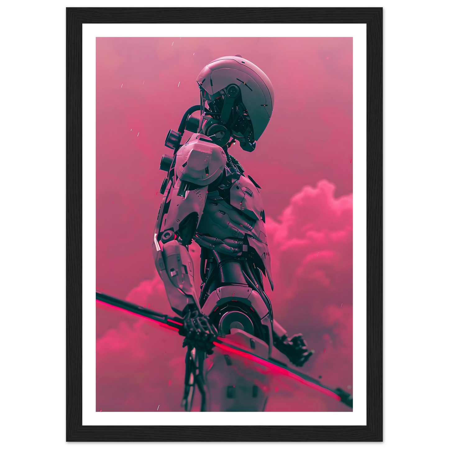 Battle Droid in the Rosy Mist - Poster - Arthena