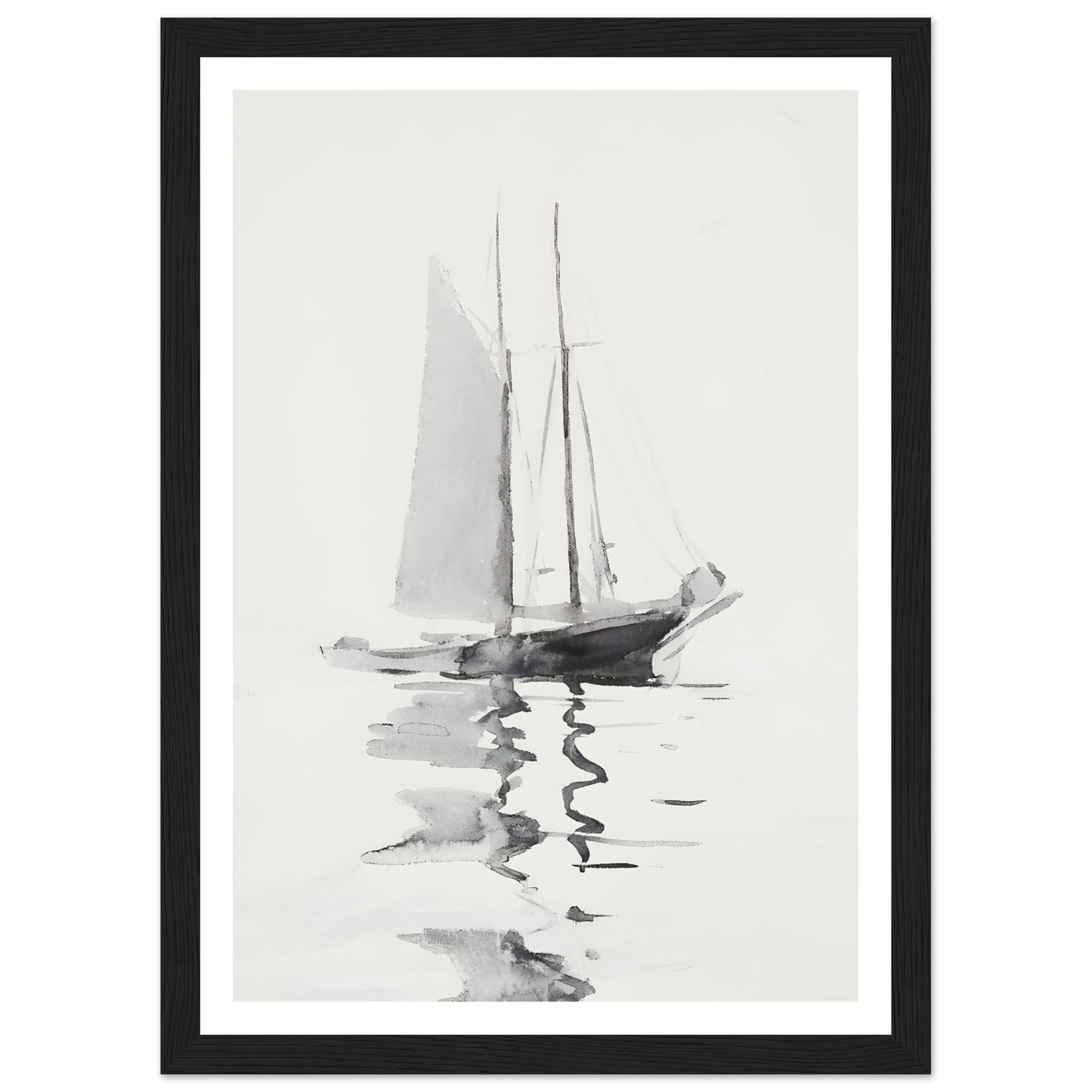 Abstract boat - Poster - Arthena