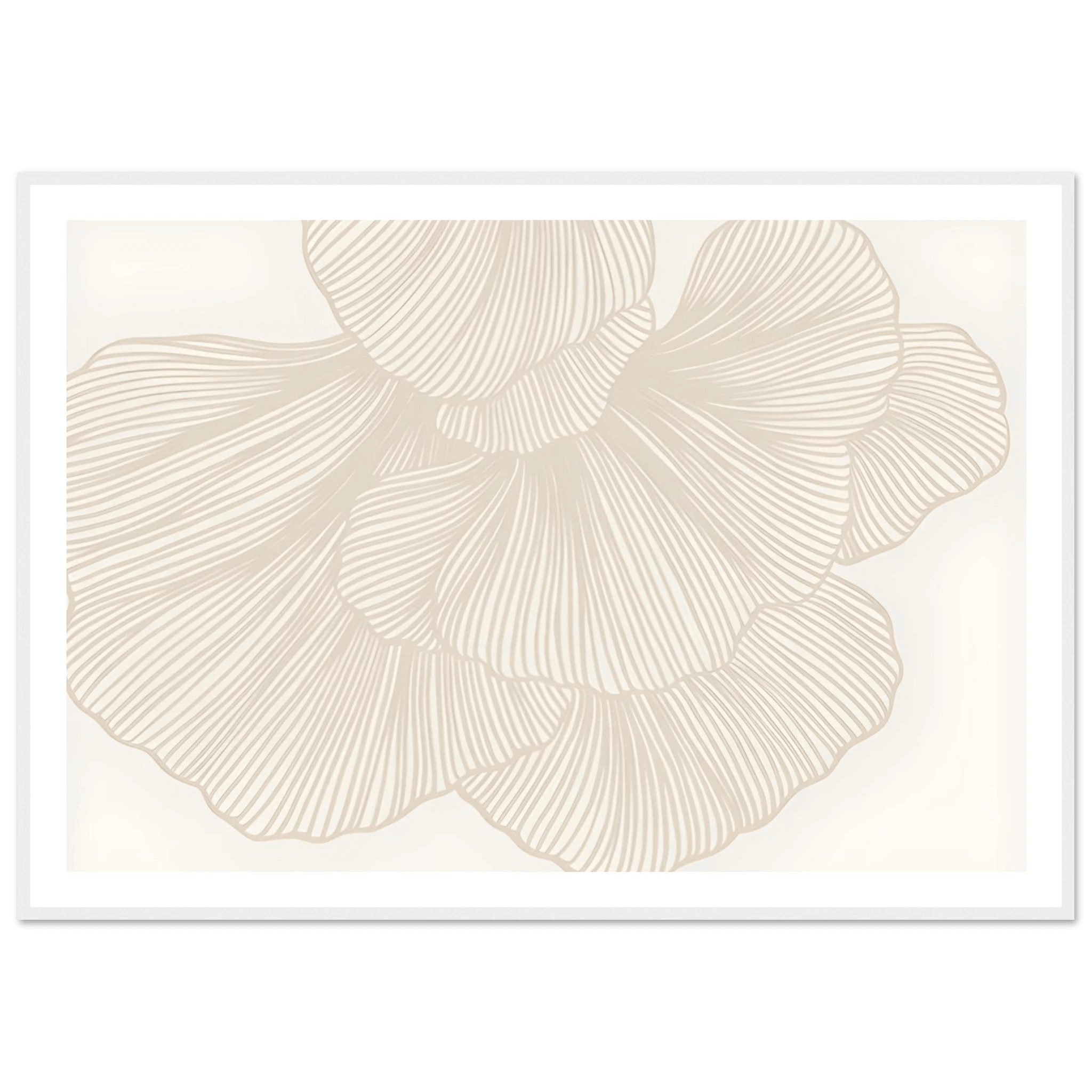 Flower Lines - Poster - Arthena