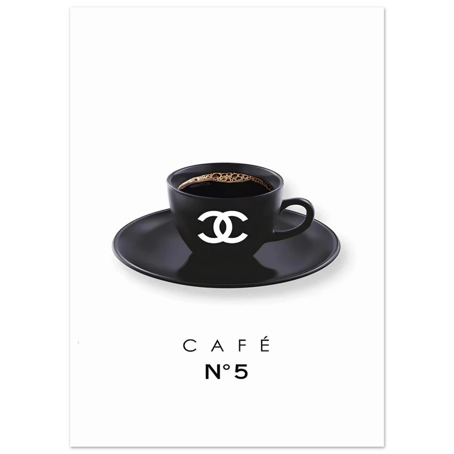 Coffee Chanel - Poster - Arthena