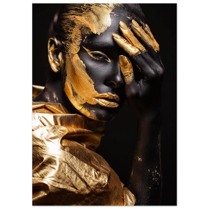 Eclipsed in gold - Poster - Arthena