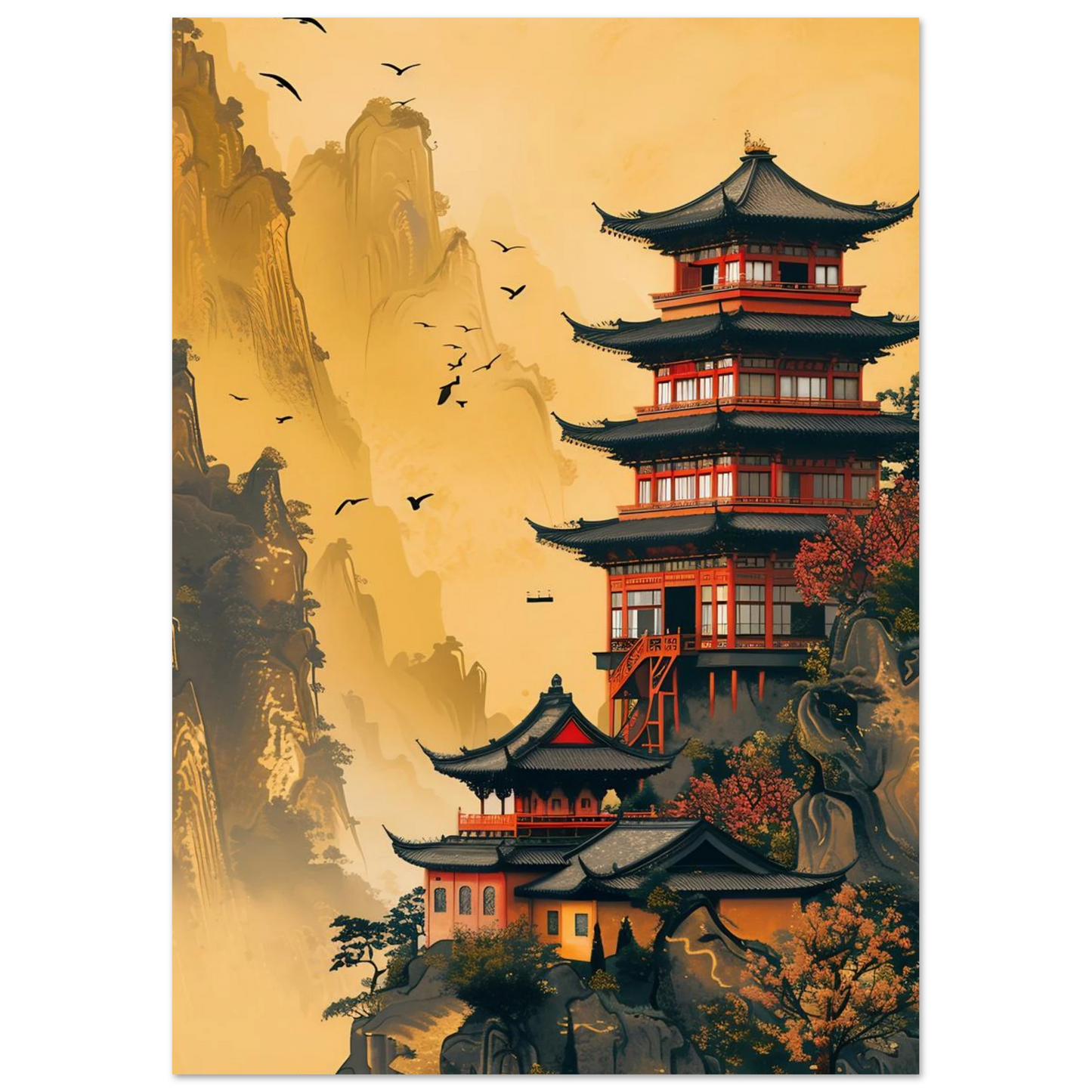 Temple of Tranquility - Poster - Arthena