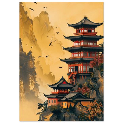 Temple of Tranquility - Poster - Arthena