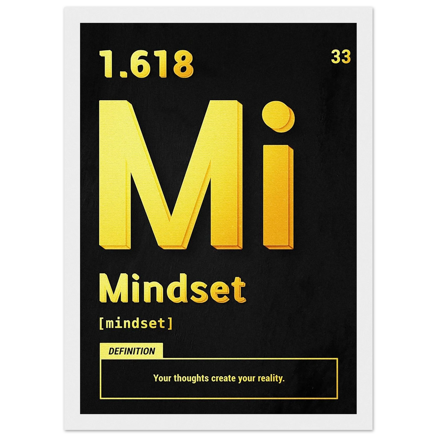 Mindset - Poster - Arthena