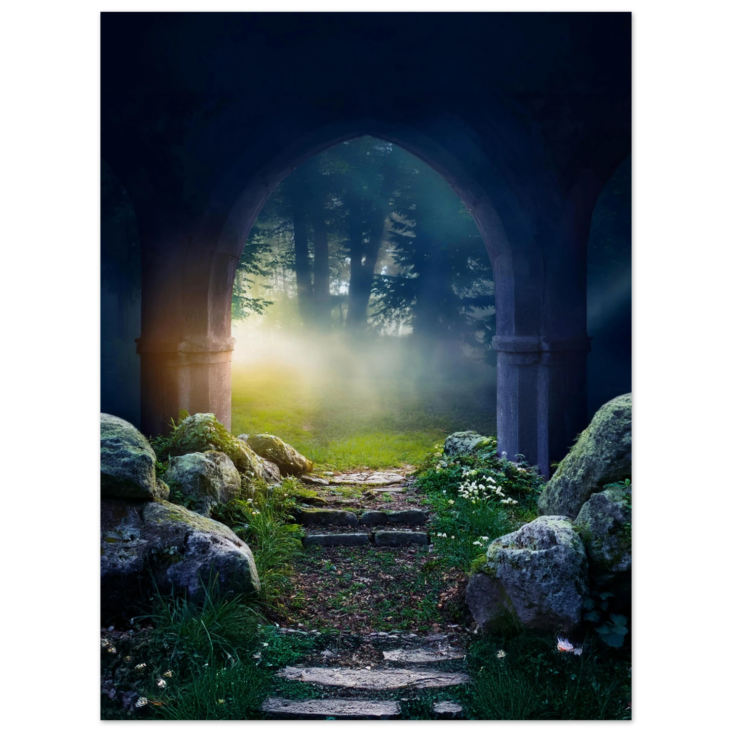 Portal to Tranquility - Poster - Arthena