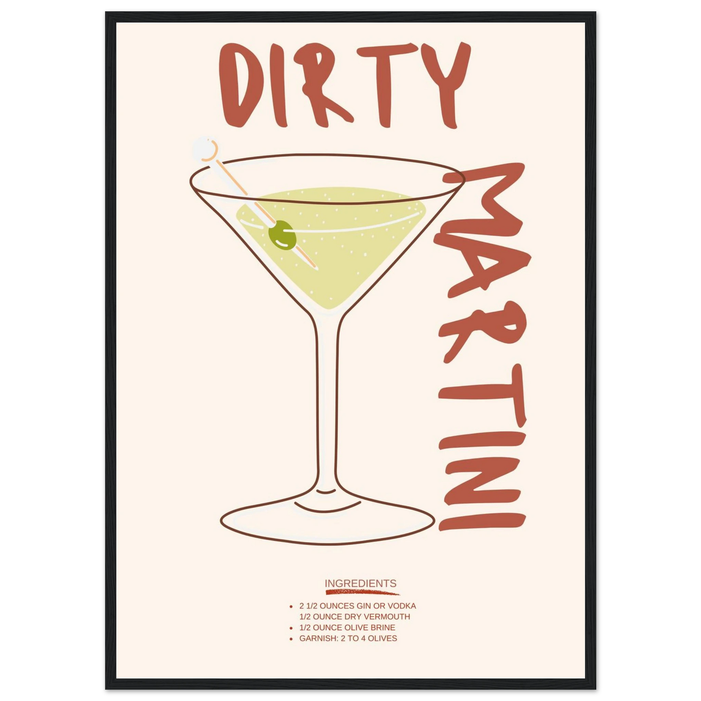 Dirty Martini - Poster - Arthena