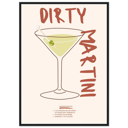 Dirty Martini - Poster - Arthena