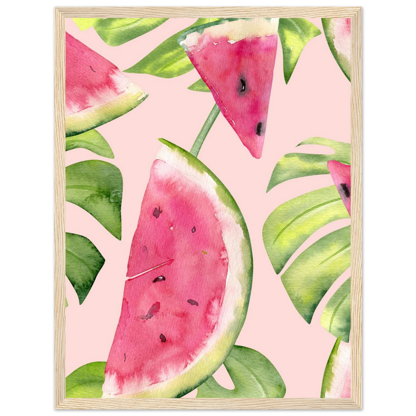 Watermelon Slices - Poster - Arthena