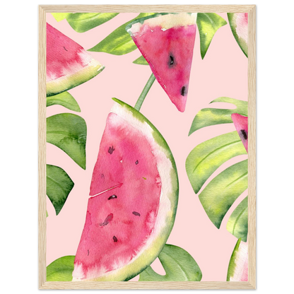 Watermelon Slices - Poster - Arthena