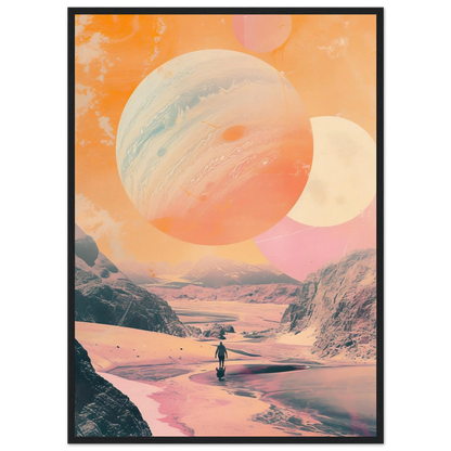 Lost Wanderer Beneath Alien Suns - Poster - Arthena