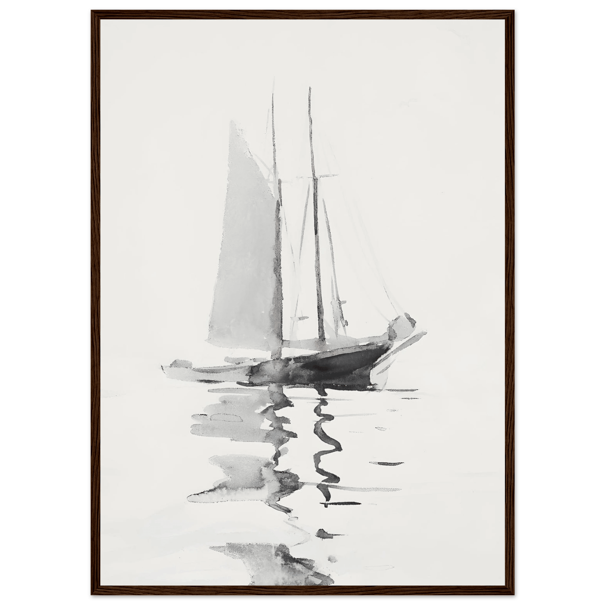 Abstract boat - Poster - Arthena