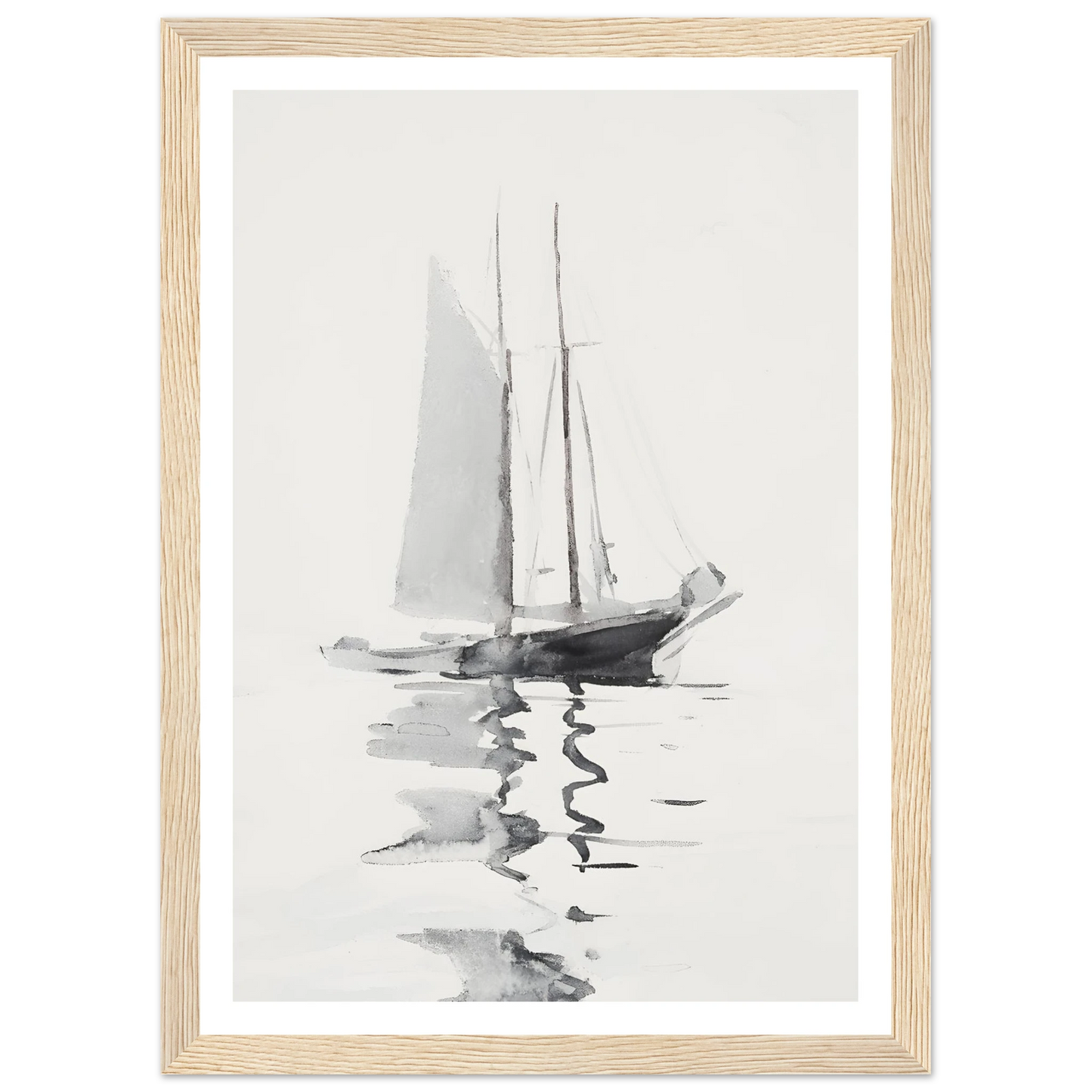 Abstract boat - Poster - Arthena