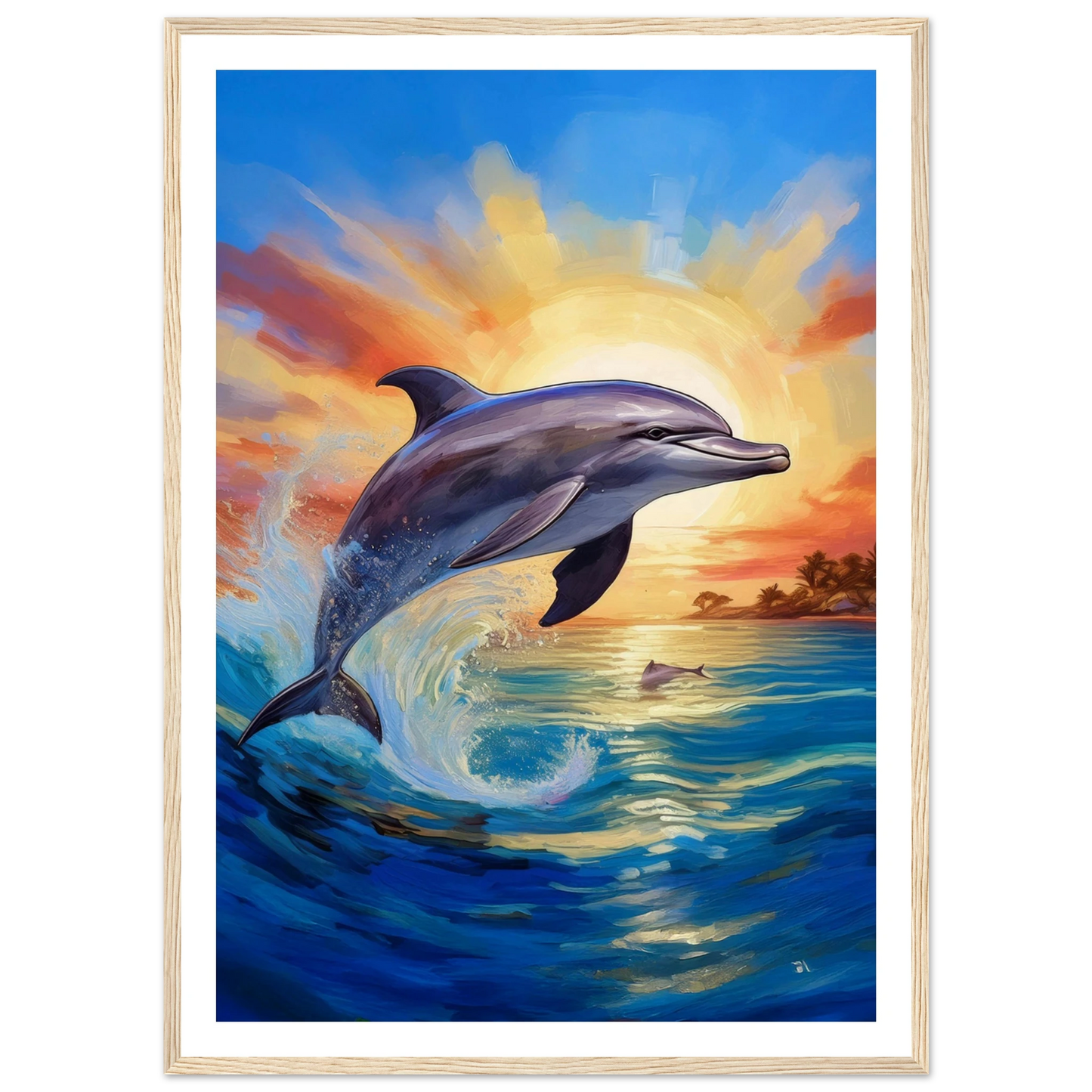 Happy Dolphine - Poster - Arthena