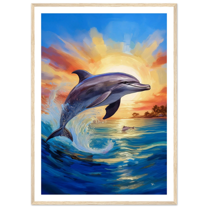 Happy Dolphine - Poster - Arthena