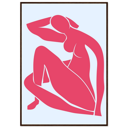 Body Positivity in Red - Poster - Arthena