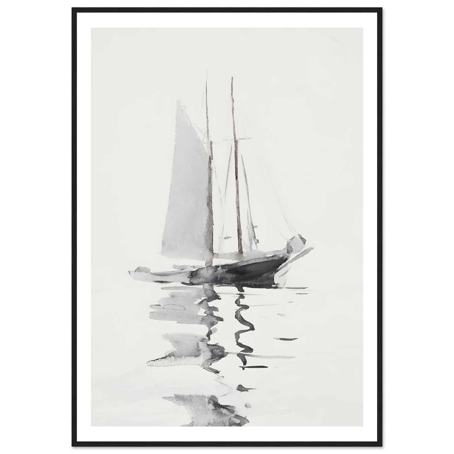 Abstract boat - Poster - Arthena