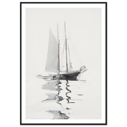 Abstract boat - Poster - Arthena