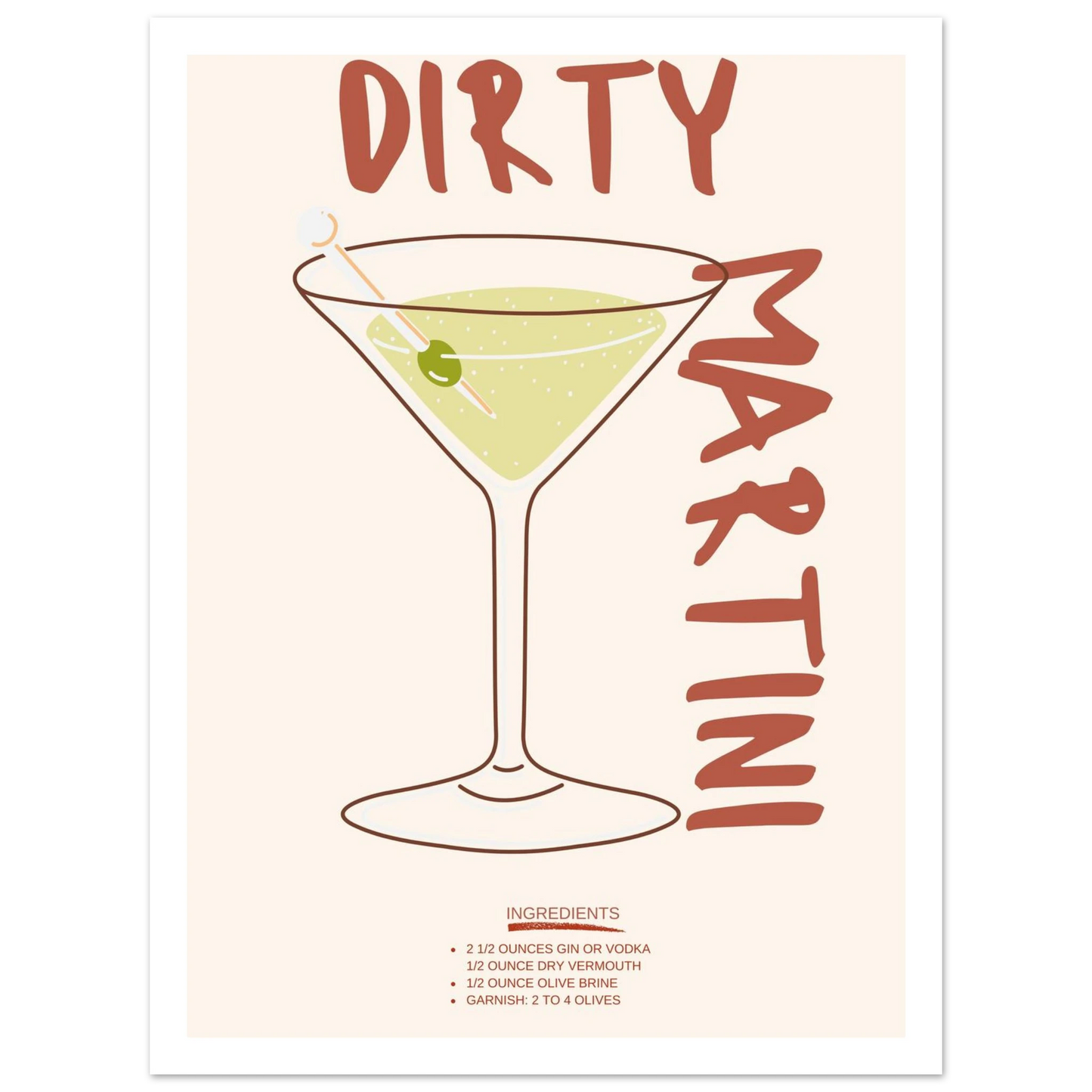 Dirty Martini - Poster - Arthena