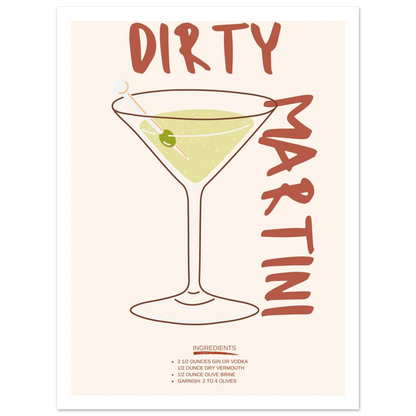 Dirty Martini - Poster - Arthena