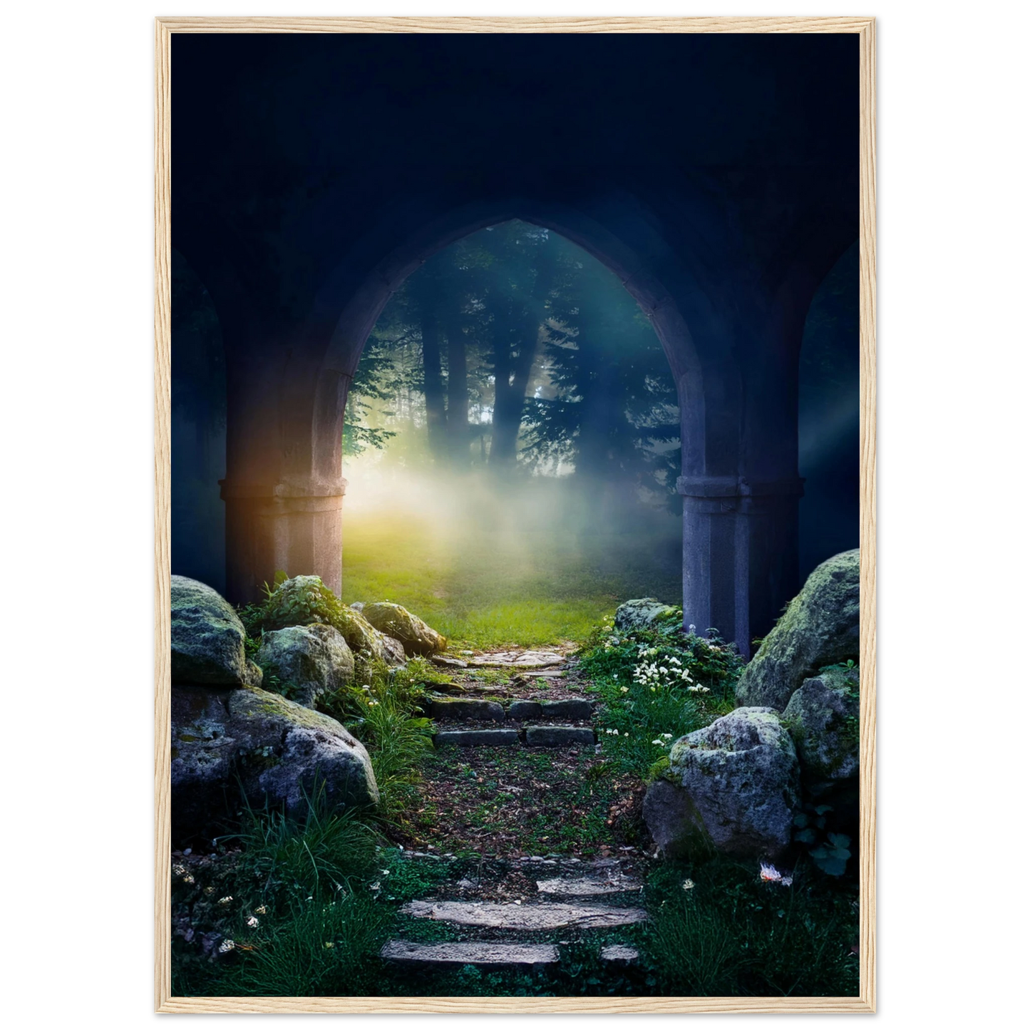 Portal to Tranquility - Poster - Arthena