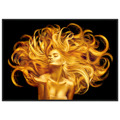 Golden Flow - Poster - Arthena
