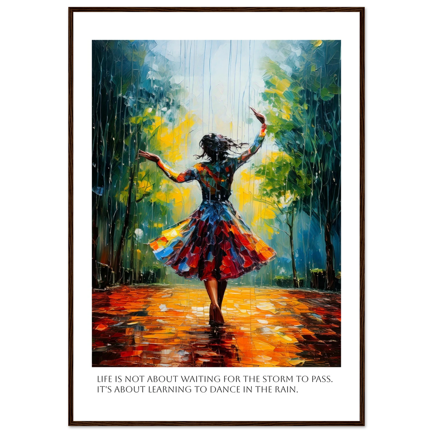 Dance in the color storm - Poster - Arthena