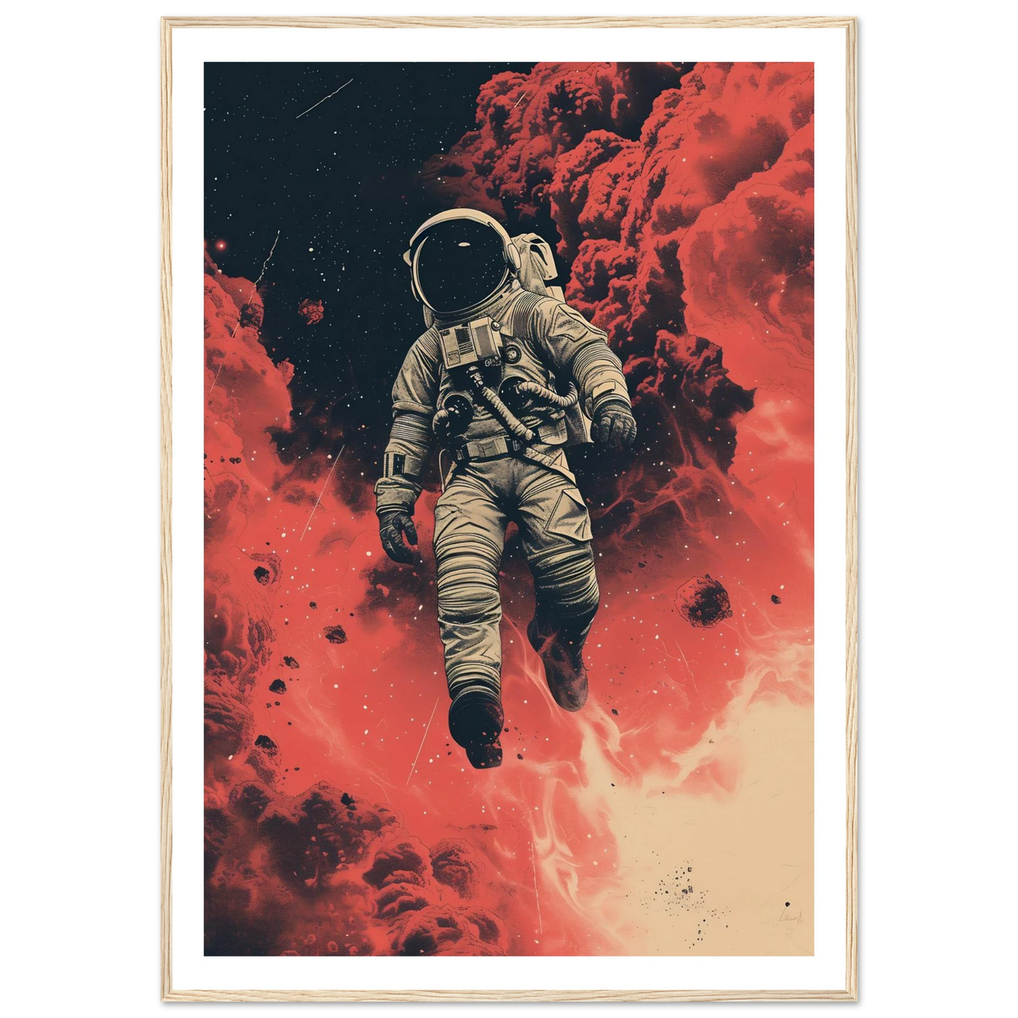 Scarlet Skies The Astronaut - Poster - Arthena