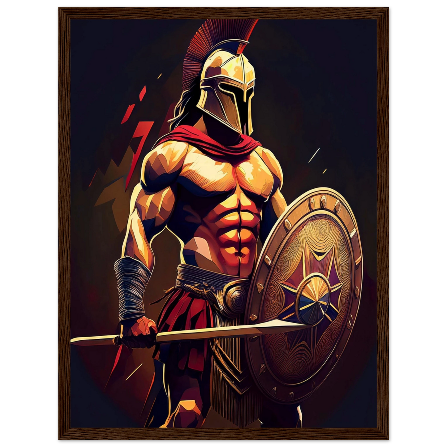 Spartan Warrior - Poster - Arthena