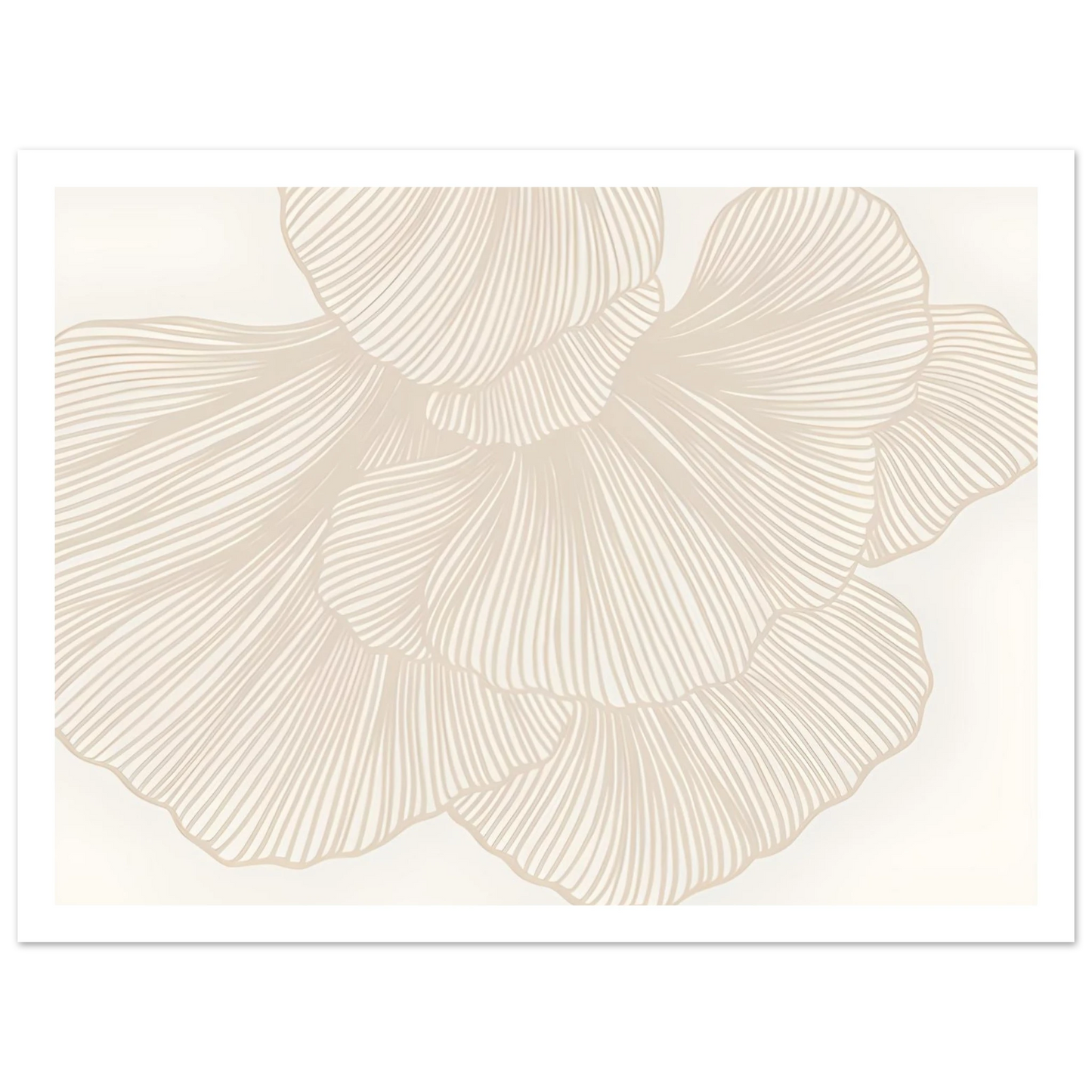Flower Lines - Poster - Arthena