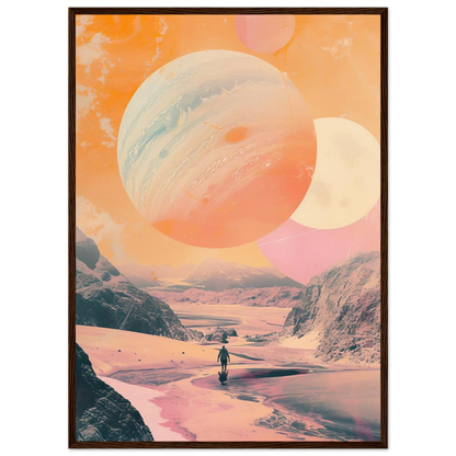 Lost Wanderer Beneath Alien Suns - Poster - Arthena